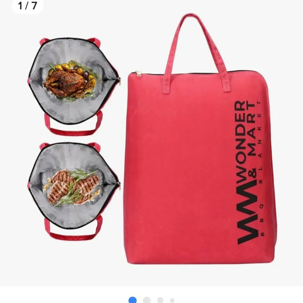 Wonder & Mart BBQ Blanket – Insulated Food Carrier for Hot or Cold Items